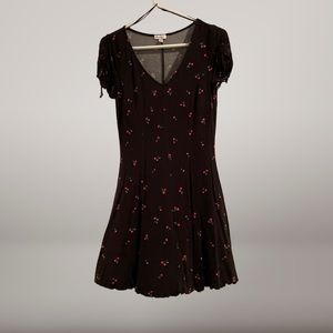 Love, Fire Juniors cherry dress M